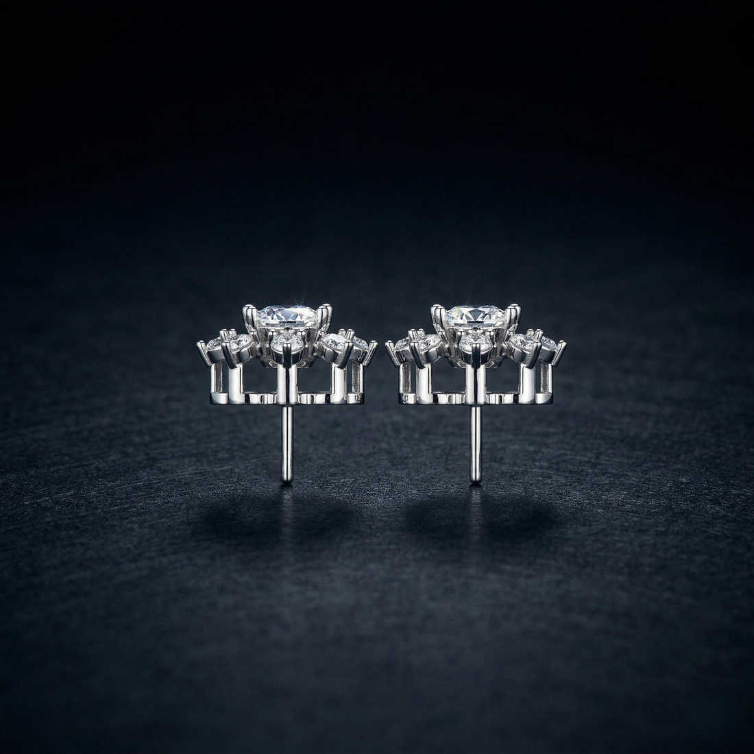 The Snow flower Studs