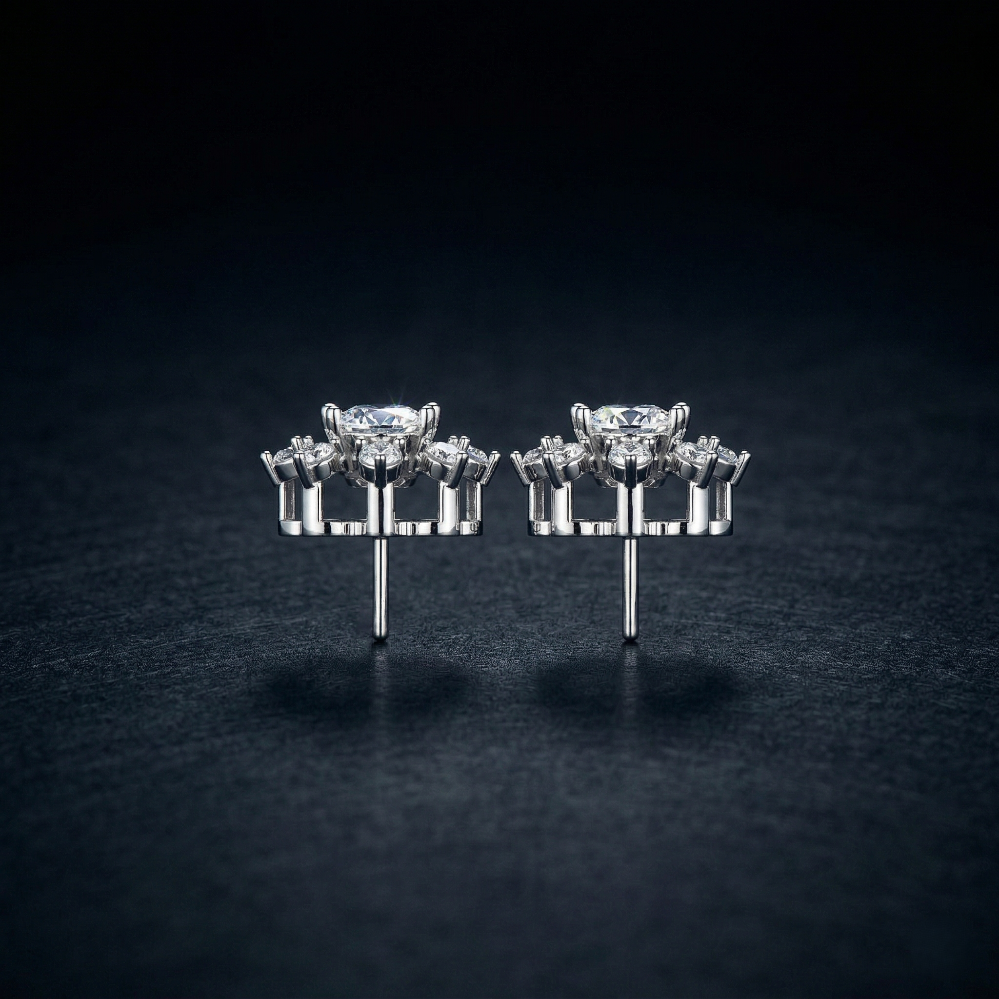 The Snow flower Studs