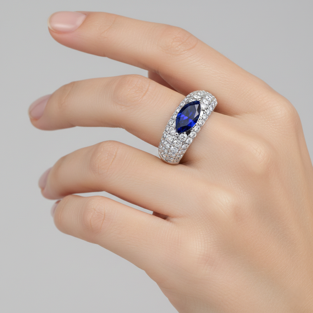 The Stellar Marquise Ring
