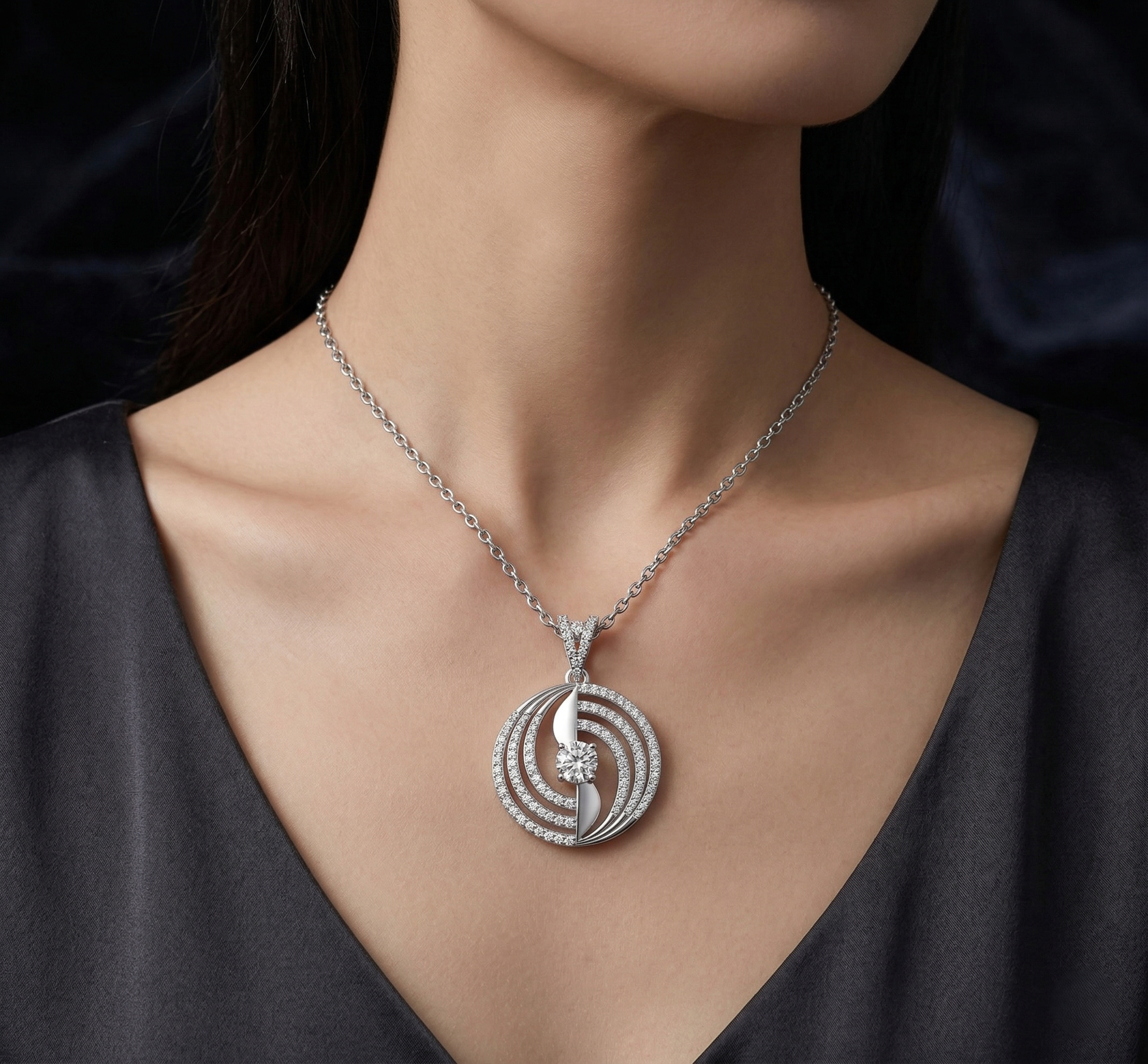 The Diamond Cyclone Pendant